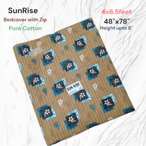 Sunrise Double 4x6.5ftx8" bedcover with zip