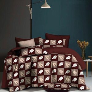 Fitted Elastic Single 1 Bedspread+2Pillow covers set(3x6.5ft)