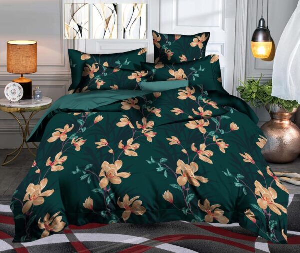 Fitted Elastic Single 1 Bedspread+2Pillow covers set(3x6.5ft)