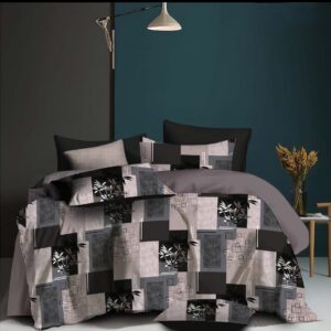 Fitted Elastic Single 1 Bedspread+2Pillow covers set(3x6.5ft)