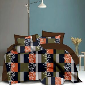 Fitted Elastic Single 1 Bedspread+2Pillow covers set(3x6.5ft)