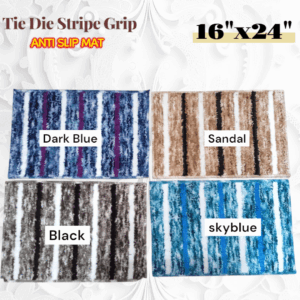 Tie Die stripe Grip Antislip Mat