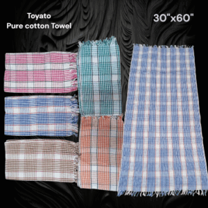 Toyato Bath Towel 4 pieces combo offer(Assorted colors)