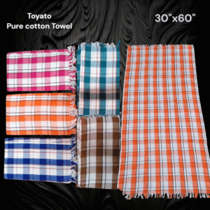 Toyato Bath Towel 4 pieces combo offer(Assorted colors)