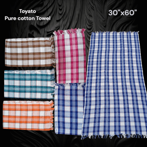 Toyato Bath Towel 4 pieces combo offer(Assorted colors)