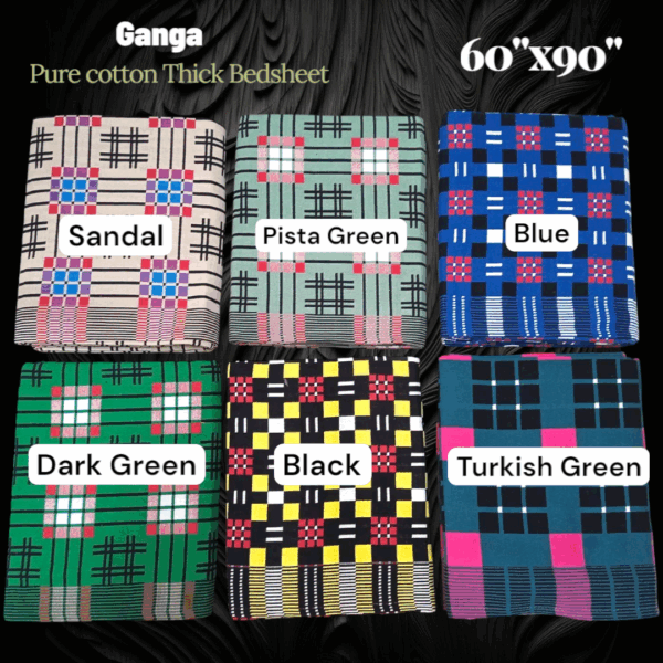 Ganga pure cotton thick  bedsheet
