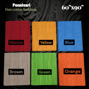 ponnivari pure cotton bedsheet B101