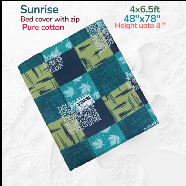 Sunrise Double 4x6.5ftx8" bedcover with zip