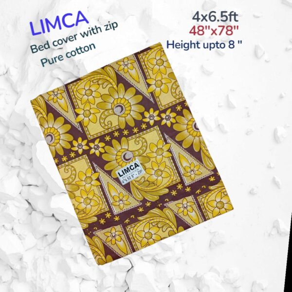 Limca 4x6.50x8" Bedcover with Zip(Double)