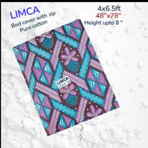 Limca 4x6.50x8" Bedcover with Zip(Double)