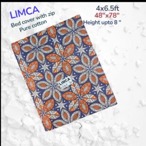 Limca 4x6.50x8" Bedcover with Zip(Double)