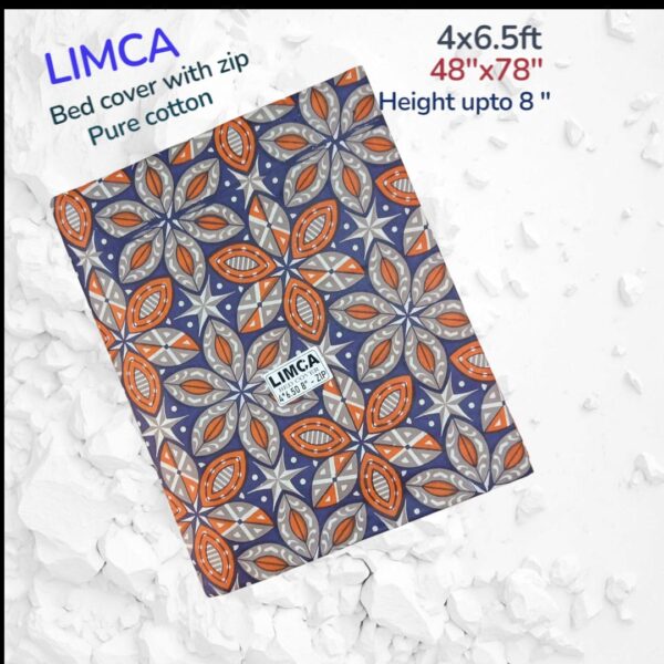 Limca 4x6.50x8" Bedcover with Zip(Double)