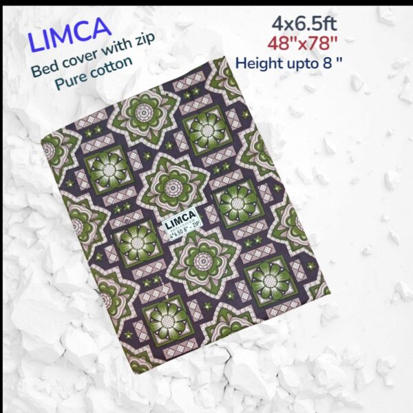 Limca 4x6.50x8" Bedcover with Zip(Double)