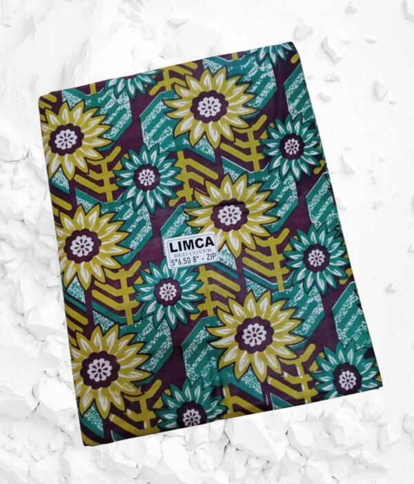 Limca Queen 5x6.5ftx8" bedcover with zip
