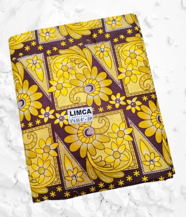 Limca Queen 5x6.5ftx8" bedcover with zip