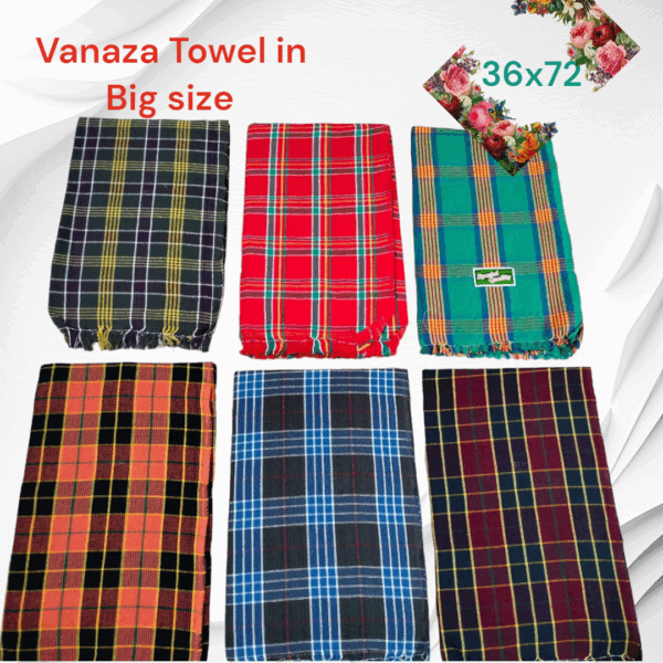 Vanaza Big size pure cotton towel 2 pieces combo 0ffer