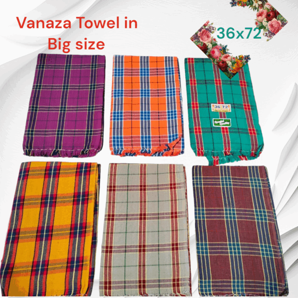 Vanaza Big size pure cotton towel 2 pieces combo 0ffer - Image 2