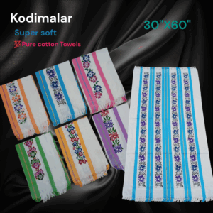 Kodimalar super soft pure cotton towel 2 pieces combo 0ffer