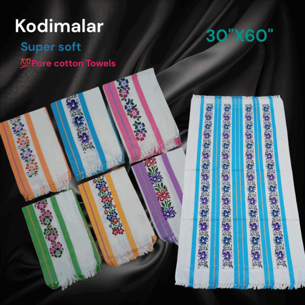 Kodimalar super soft pure cotton towel 2 pieces combo 0ffer