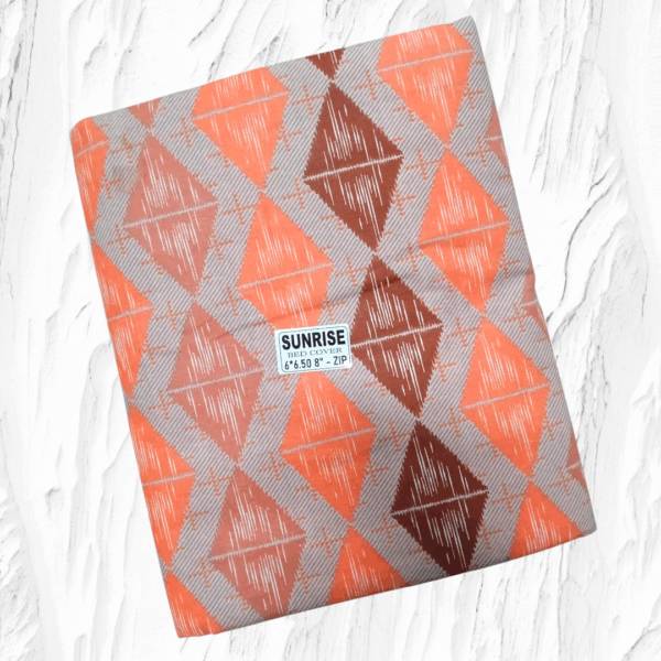 Sunrise king 6x6.5x8" bedcover with zip