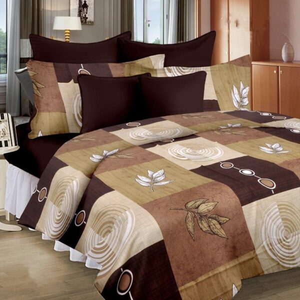 Fitted Elastic KING 1Bedspread + 2Pillow covers set(6x6.5ft)