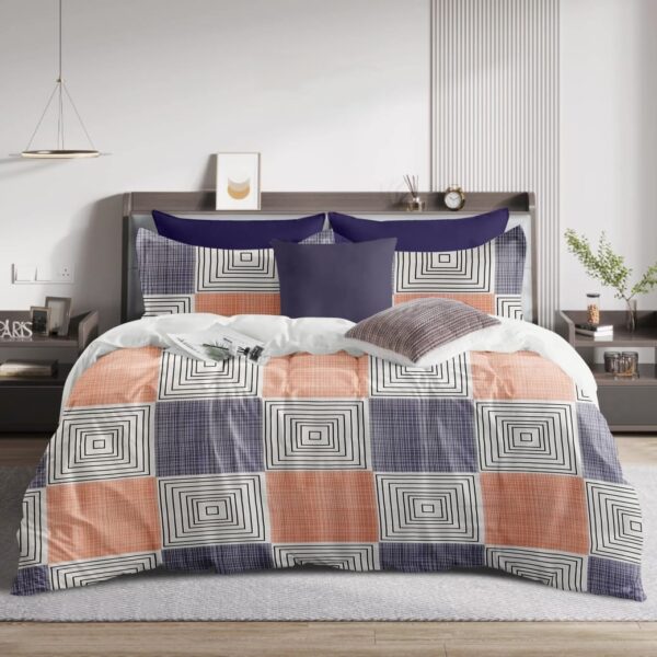 Fitted Elastic KING 1Bedspread + 2Pillow covers set(6x6.5ft) FK101