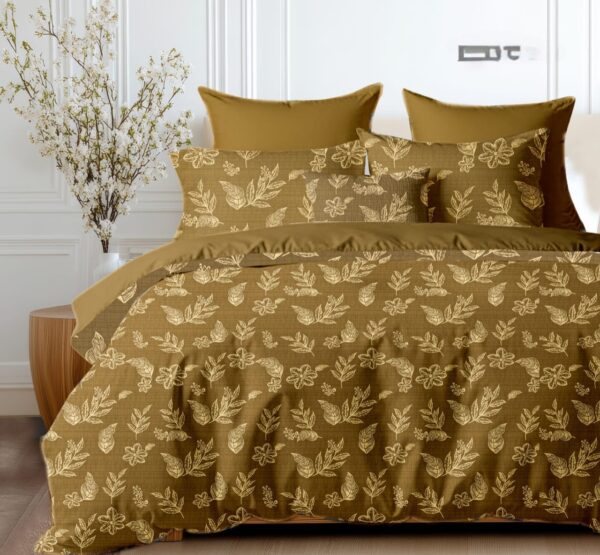 Fitted Elastic KING 1Bedspread + 2Pillow covers set(6x6.5ft) FK113
