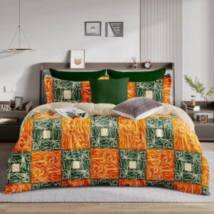 Fitted Elastic KING 1Bedspread + 2Pillow covers set(6x6.5ft) FK109