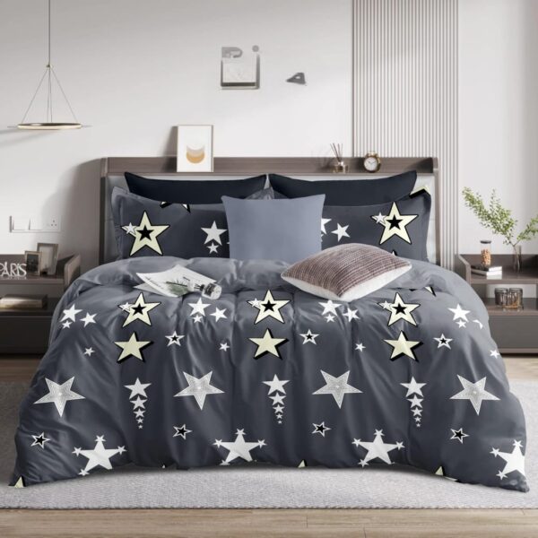 Fitted Elastic KING 1Bedspread + 2Pillow covers set(6x6.5ft) FK112