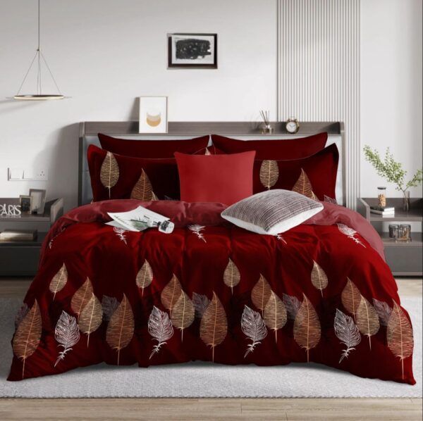 Fitted Elastic KING 1Bedspread + 2Pillow covers set(6x6.5ft) FK103
