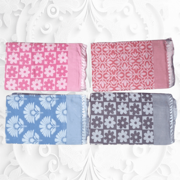 Fancy Jacquard super soft 90x108 Big size pure cotton bedsheetFJ10