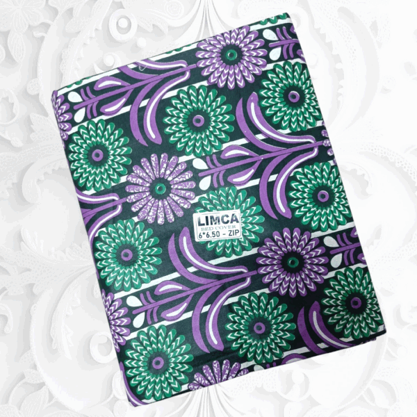 Limca king 6x6.5x6" bedcover with zip