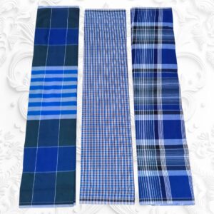 Roja stitched Lungies 2.50mts 3 pieces combo LU13