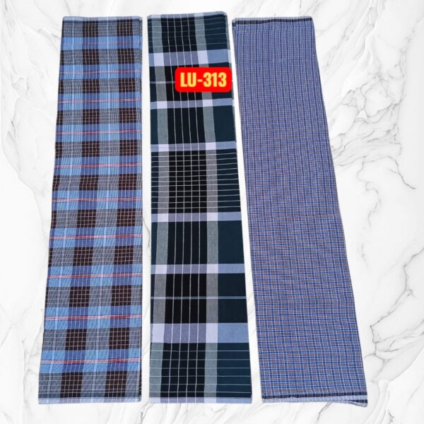 Roja stitched Lungies 2mts 3 pieces combo LU313
