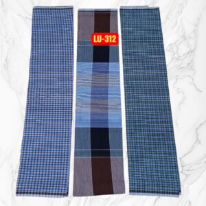 Roja stitched Lungies 2mts 3 pieces combo LU312