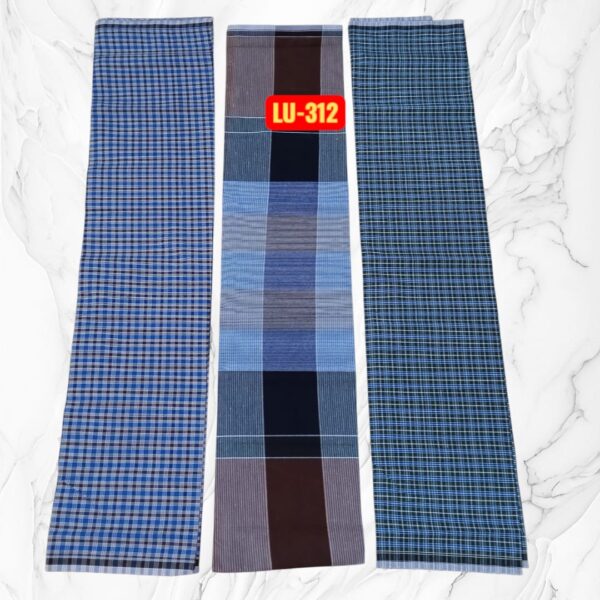 Roja stitched Lungies 2mts 3 pieces combo LU312