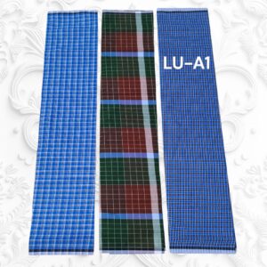 Apple  unstitched Lungies 2.50mts 3 pieces combo LUA1