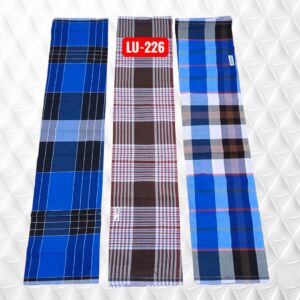 Roja stitched Lungies 2.25mts 3 pieces combo LU226
