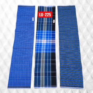 Roja stitched Lungies 2.25mts 3 pieces combo LU225