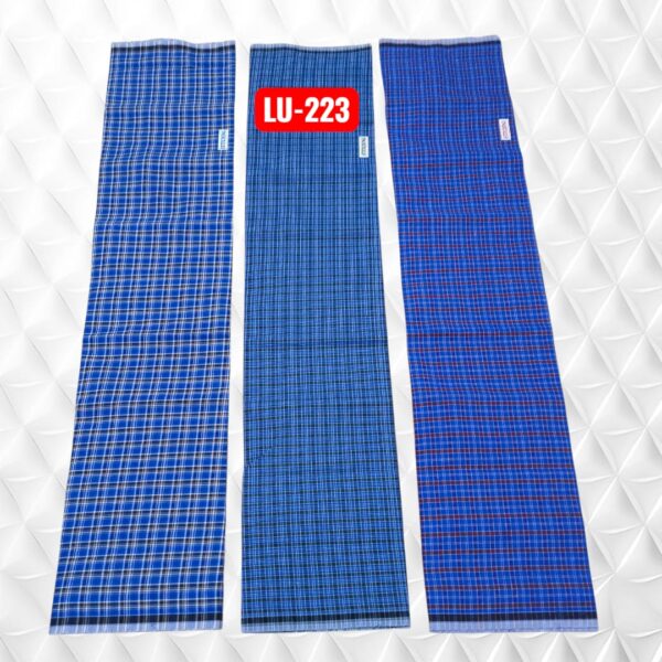 Roja stitched Lungies 2.25mts 3 pieces combo LU223
