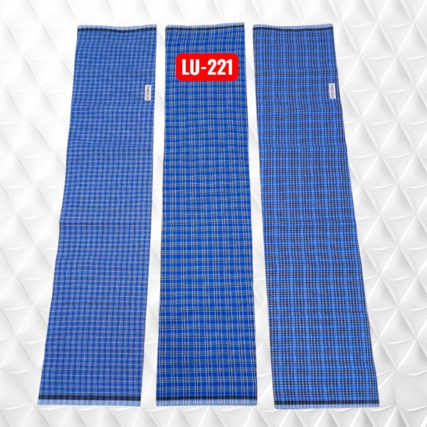 Roja stitched Lungies 2.25mts 3 pieces combo LU221