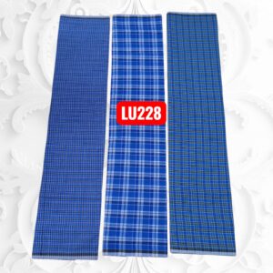 Roja stitched Lungies 2.25mts 3 pieces combo LU228