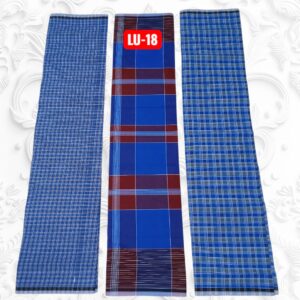 Roja stitched Lungies 2.50mts 3 pieces combo LU18