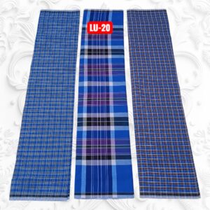 Roja stitched Lungies 2.50mts 3 pieces combo LU20