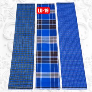 Roja stitched Lungies 2.50mts 3 pieces combo LU19