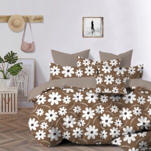 Fitted Elastic Queen 1Bedspread + 2Pillow covers set(5x6.5ft)