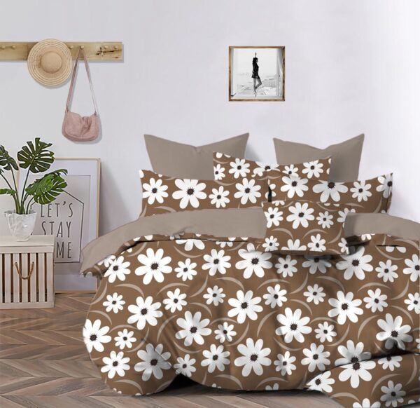 Fitted Elastic Queen 1Bedspread + 2Pillow covers set(5x6.5ft)