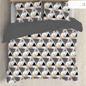 Fitted Elastic Queen 1Bedspread + 2Pillow covers set(5x6.5ft)