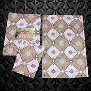 Pigment Casement set King size 1Bedspread+2Pillow covers set
