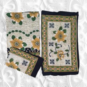 Khaadi Cotton Queen size 1 Bedspread+2Pillow covers set